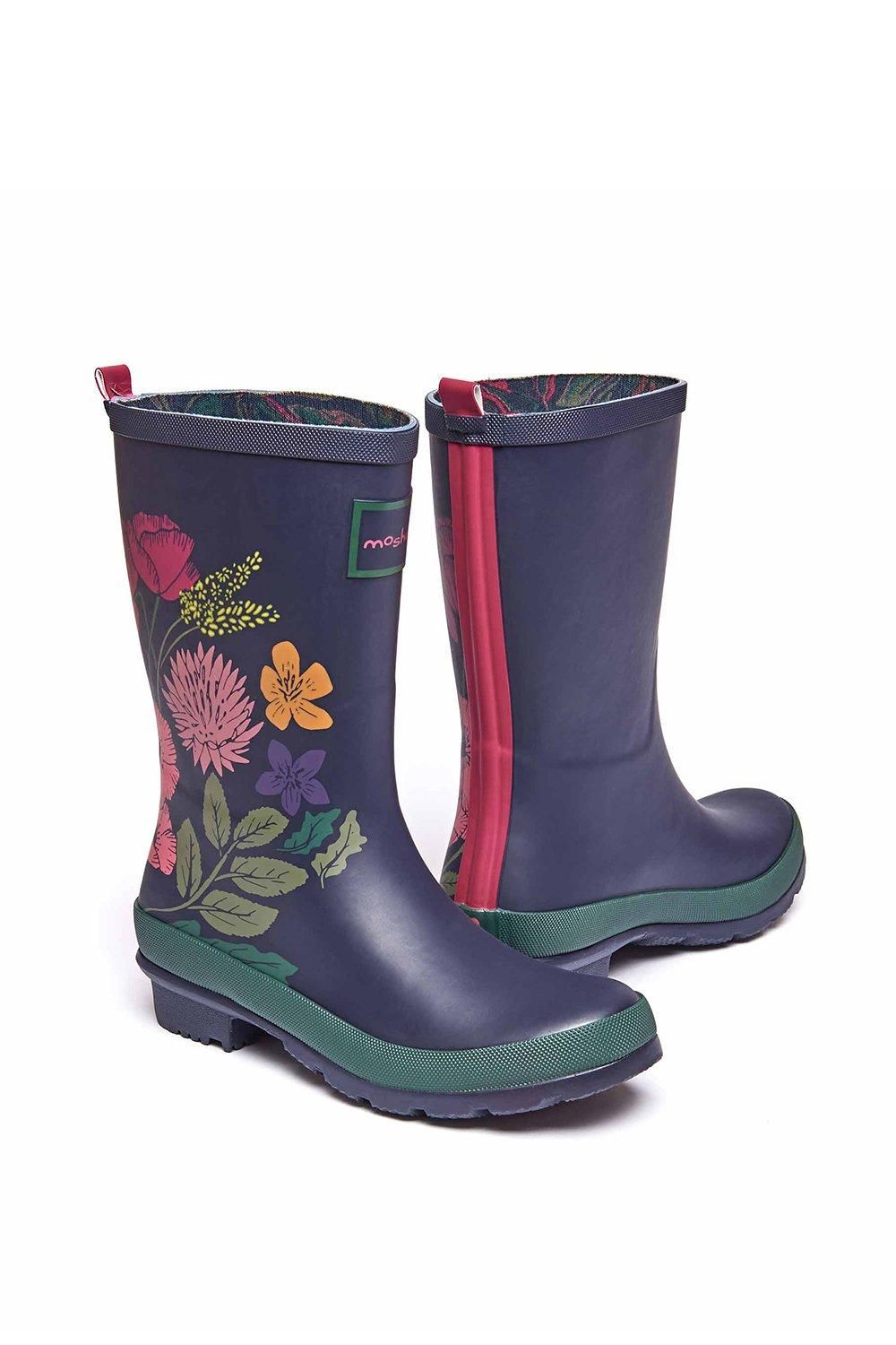 'Downpour' Patterned Wellies