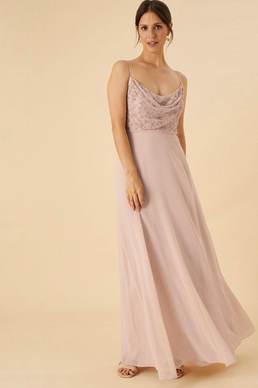'Campbell' Cowl Neck Maxi Dress