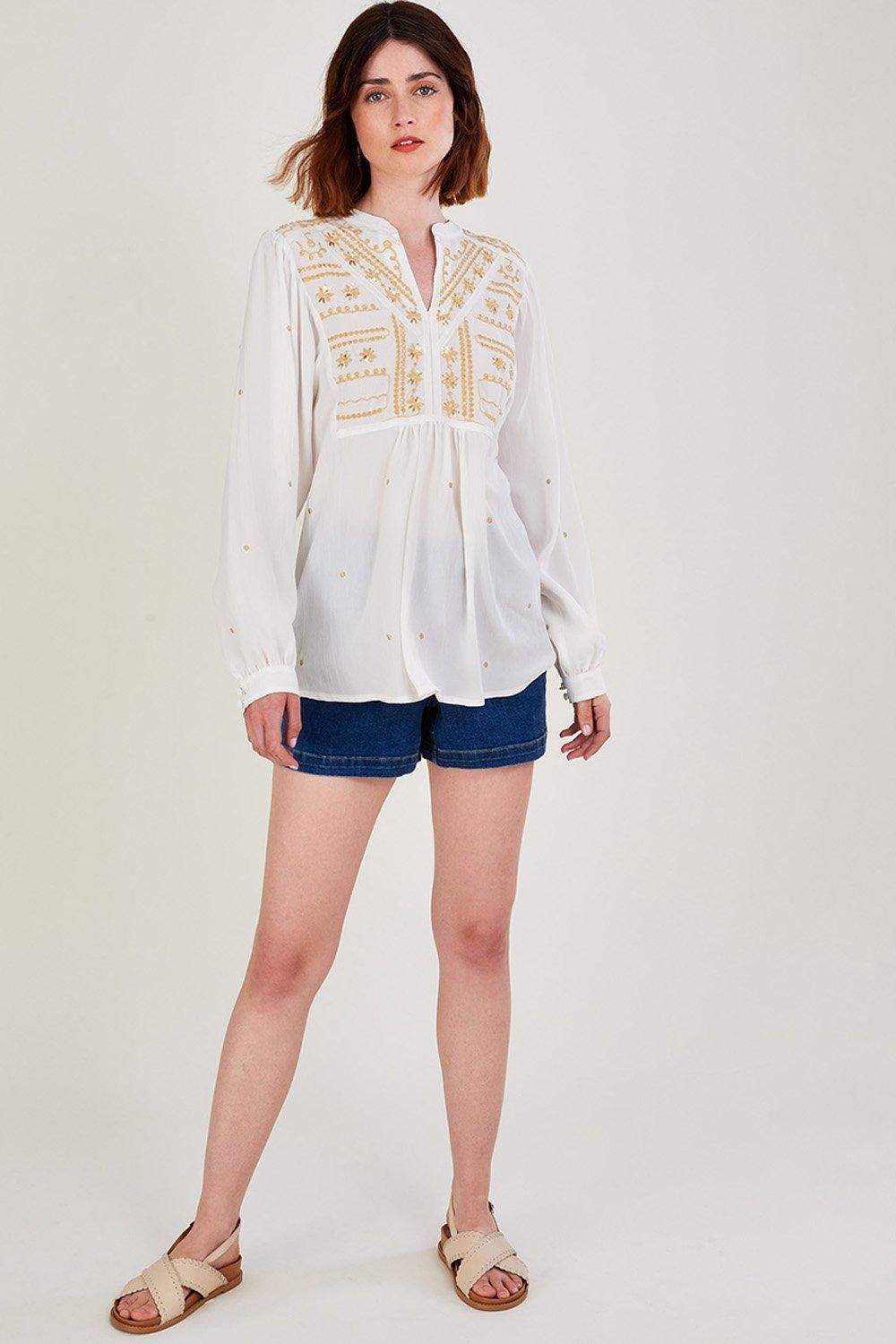 'Hally' Embellished Top