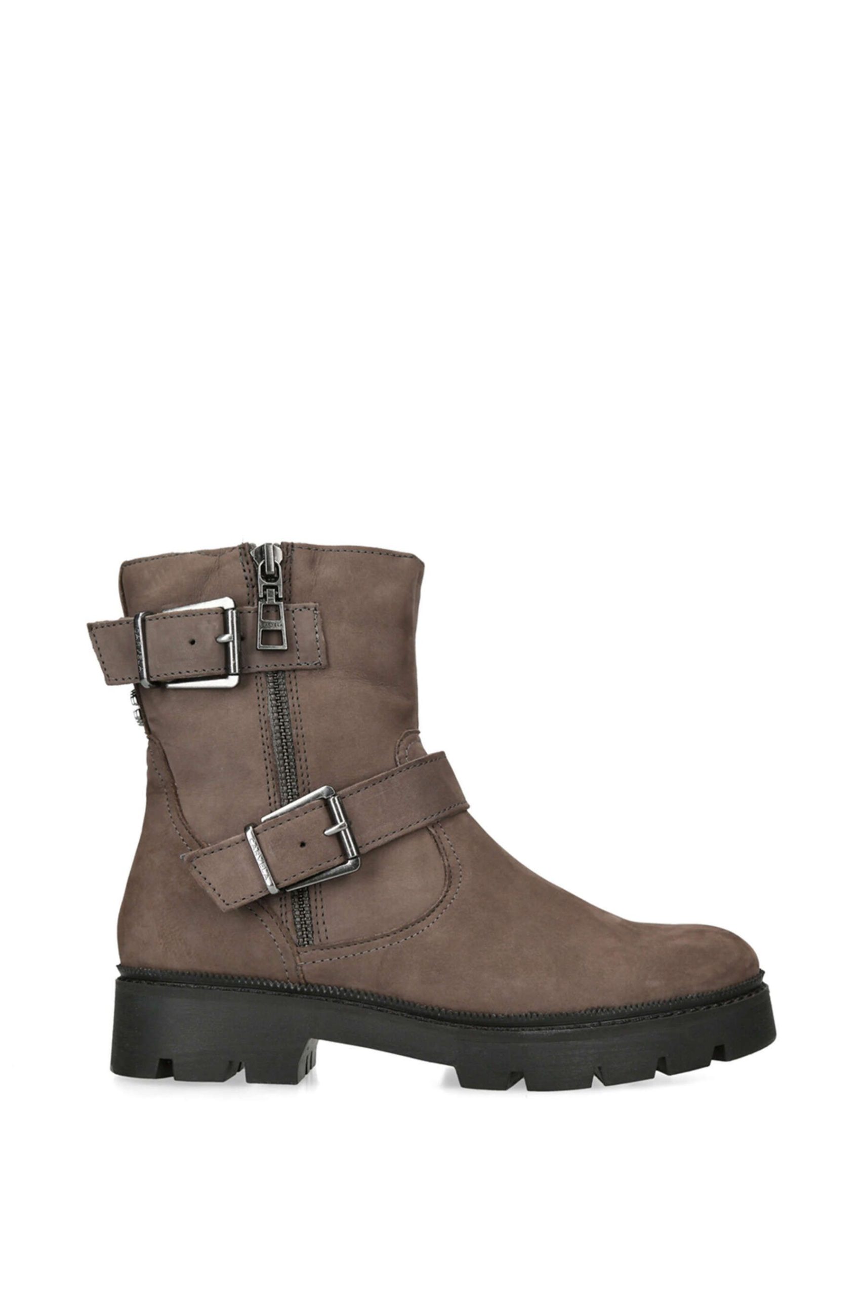 'Bold Biker' Leather Boots