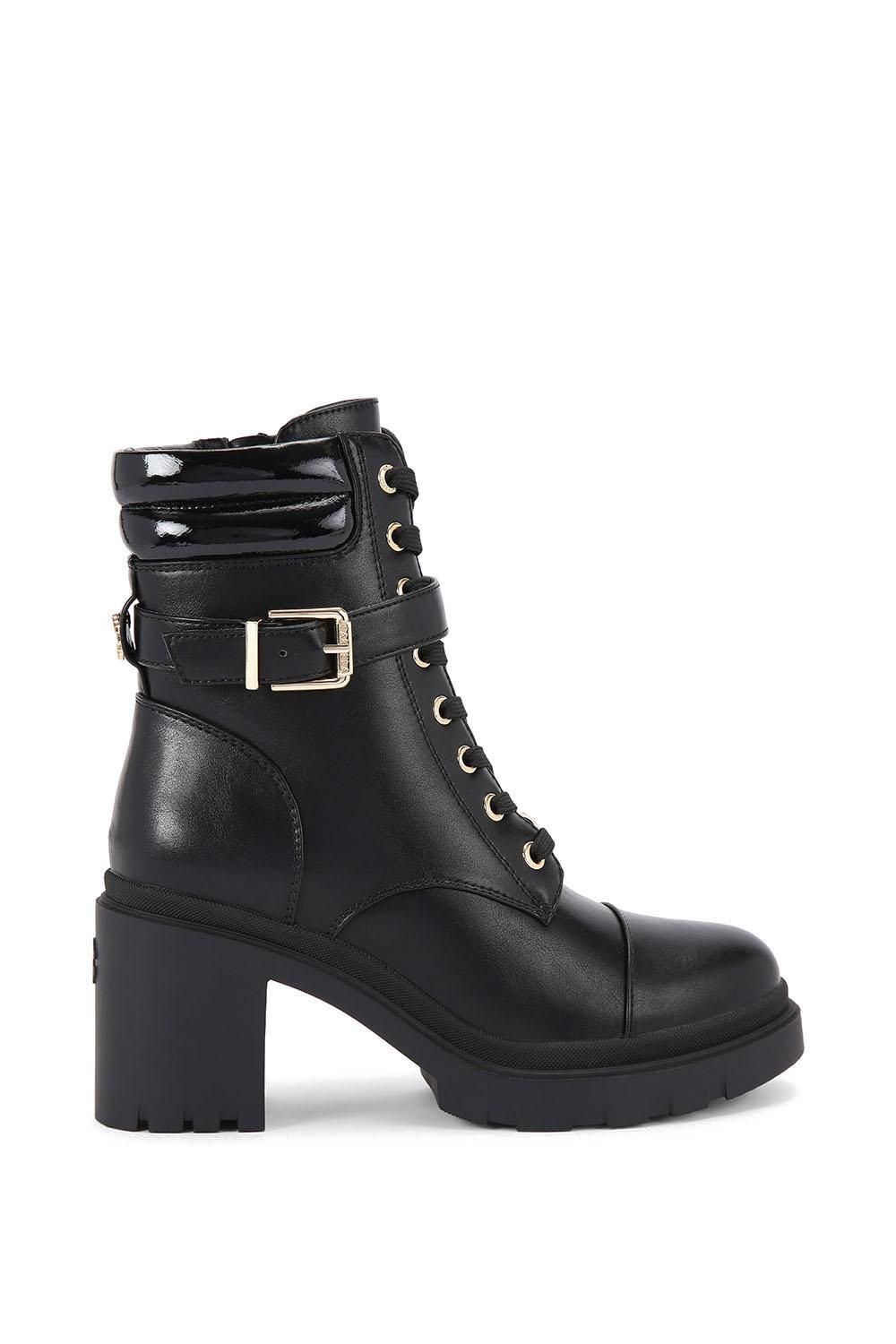 'Boulder Heeled Lace Up'  Boots