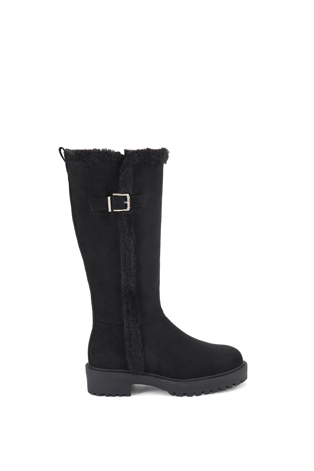 'Cosy Long Boot' Fabric Boots