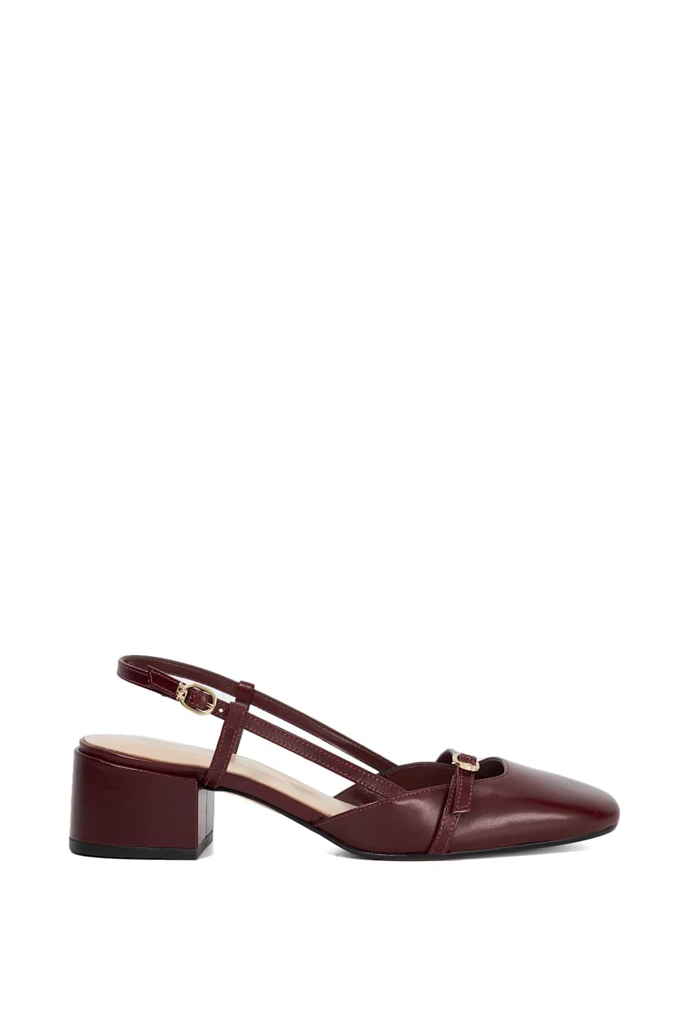 'Definition' Leather Court Shoes