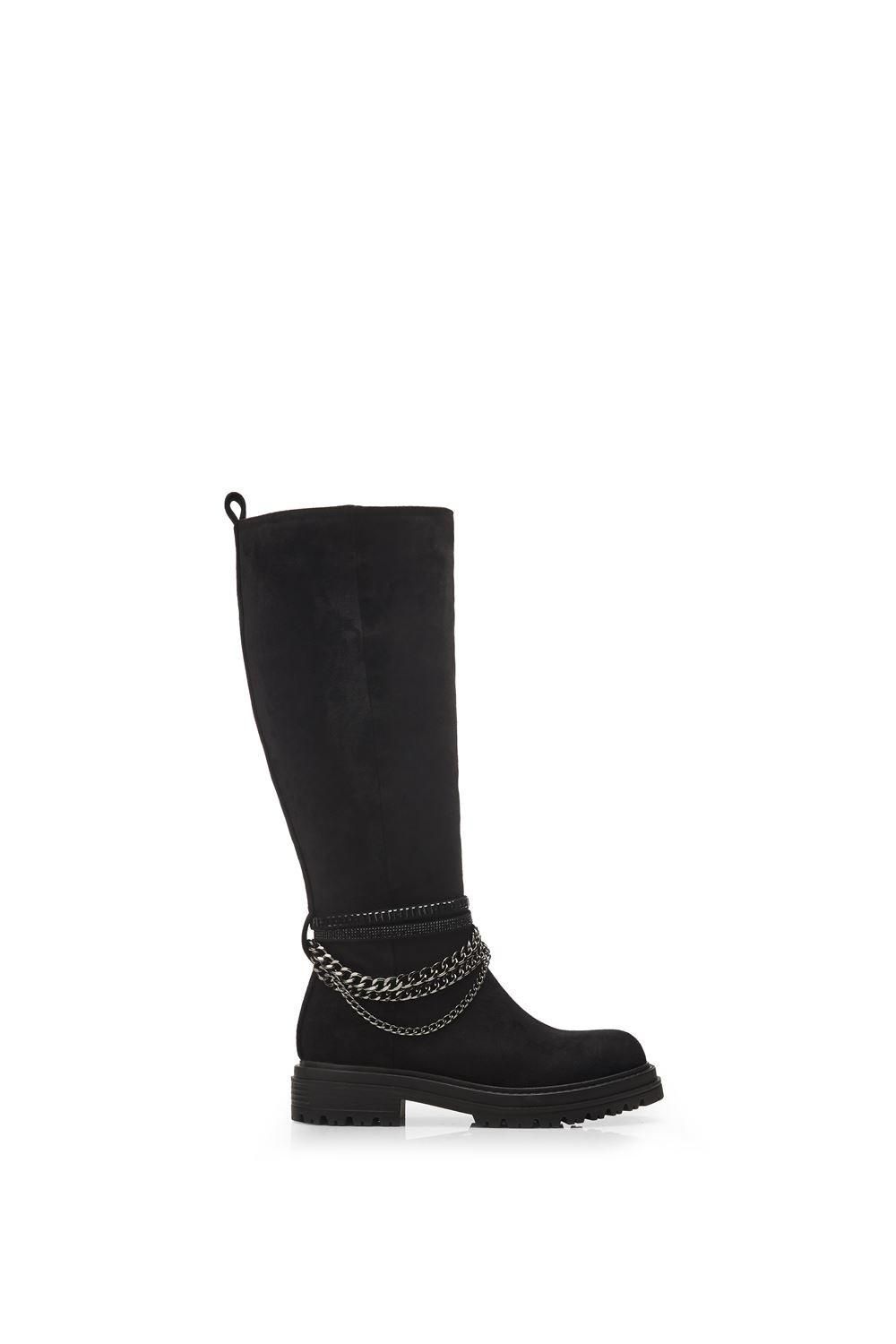 'Litzy' Alcantara Heeled Boots