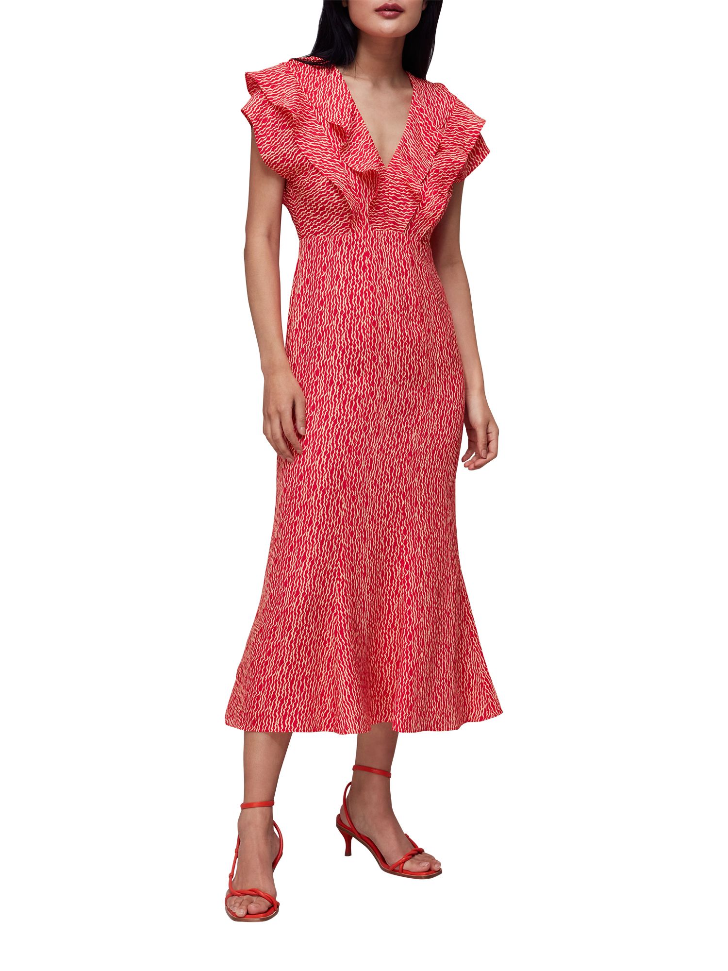 Wiggly Lines Adeline Dress Printed