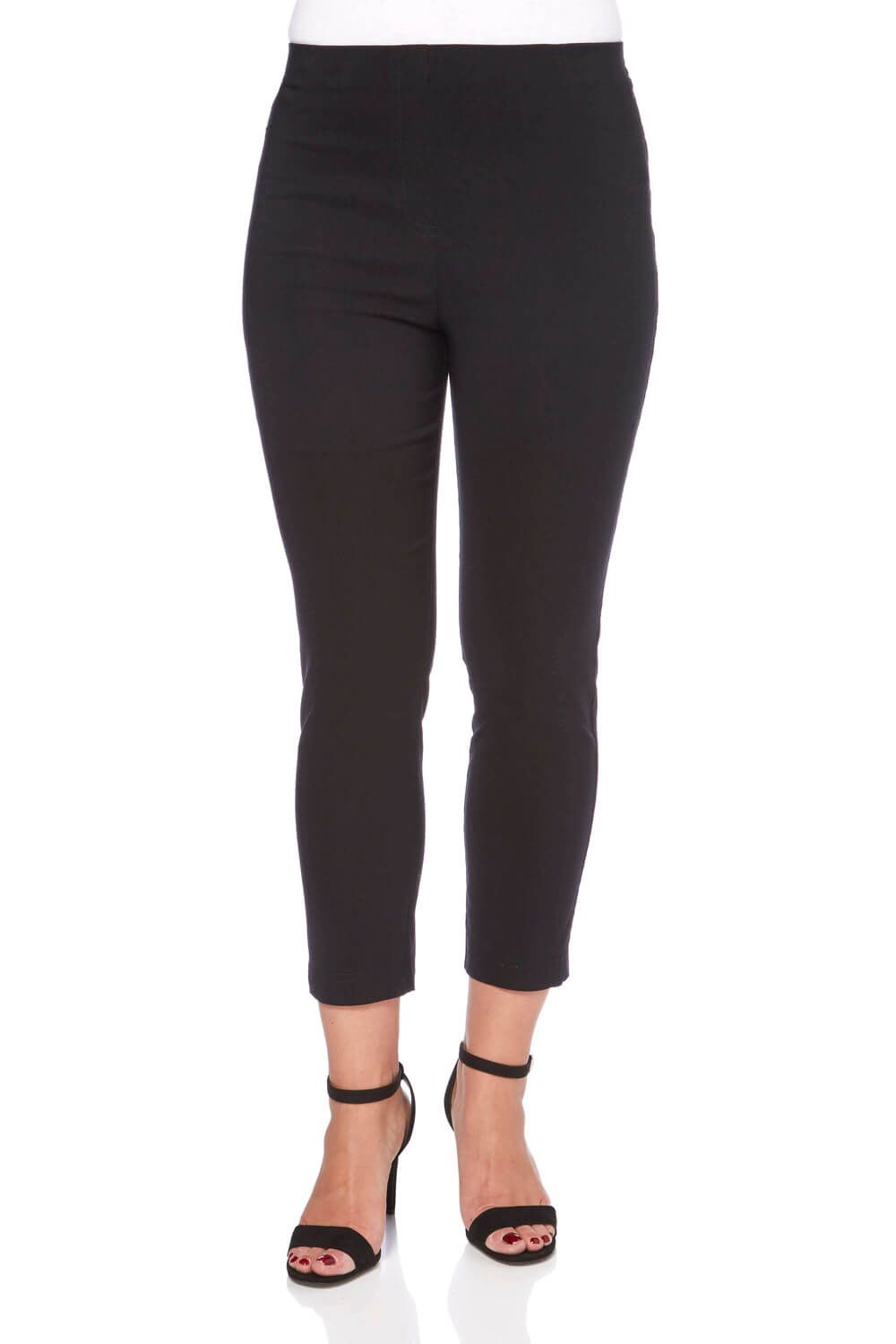 3/4 Length Stretch Elastic Waist Trouser