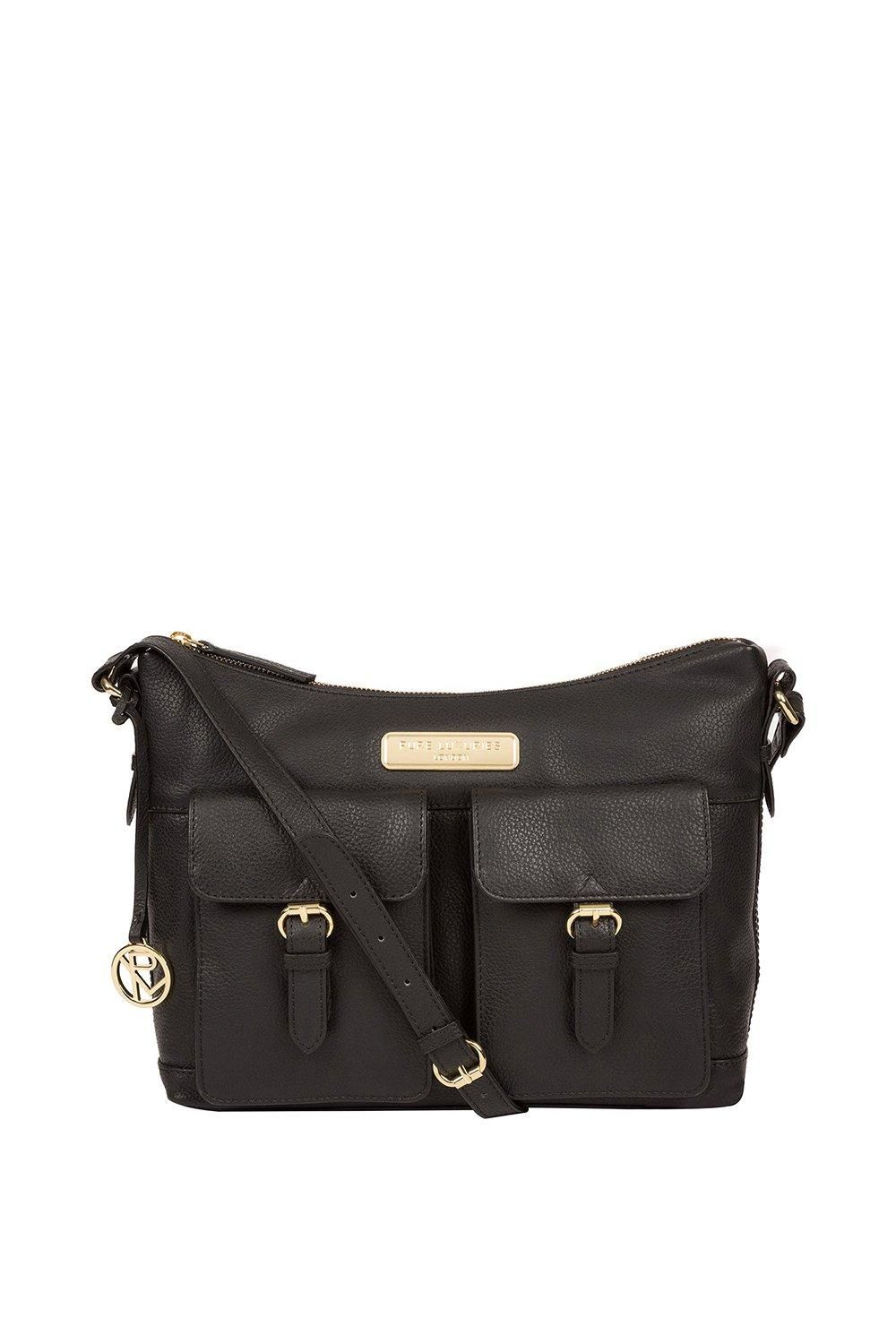 'Jenna' Leather Shoulder Bag