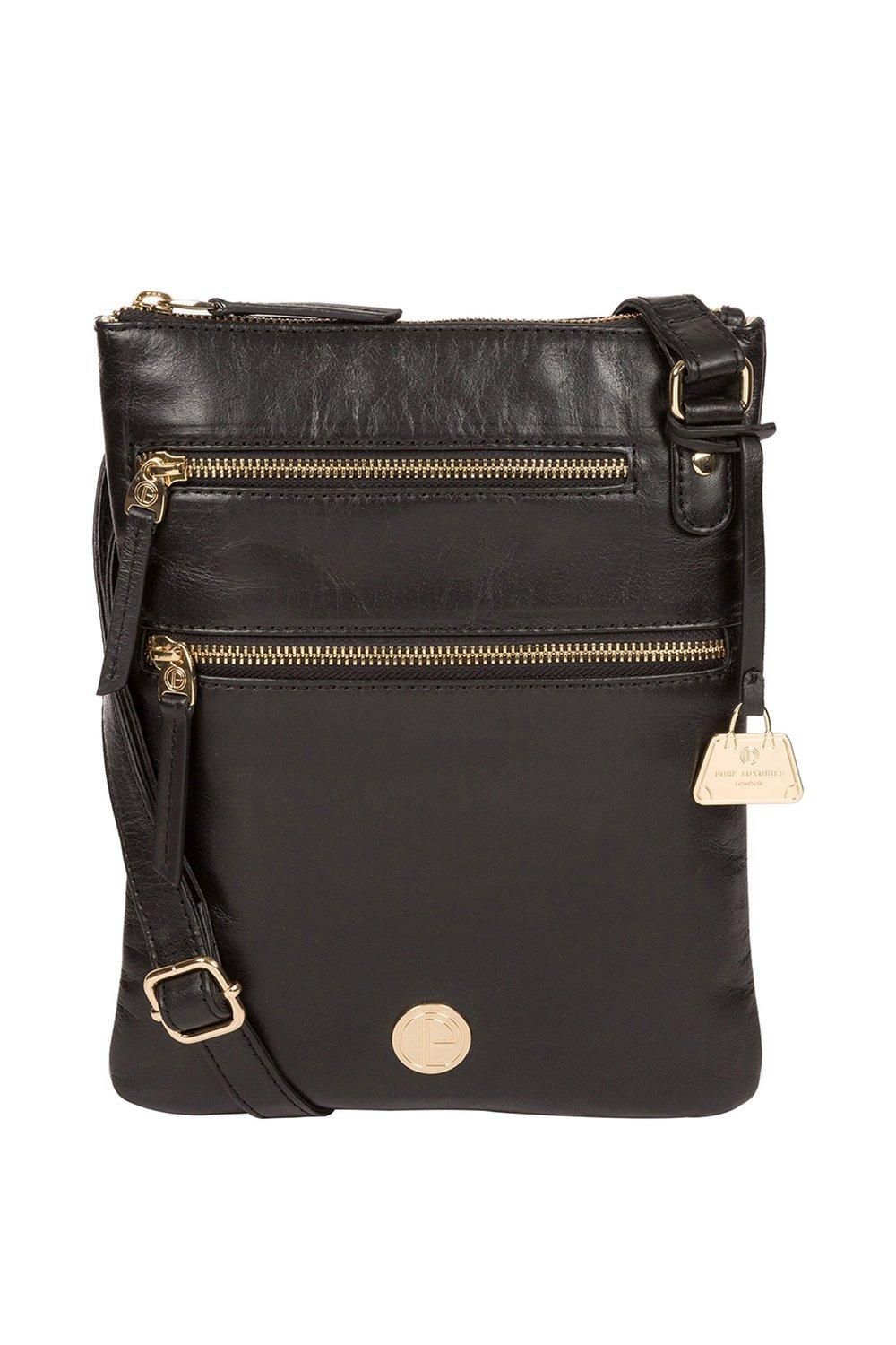 'Gardenia' Leather Cross Body Bag