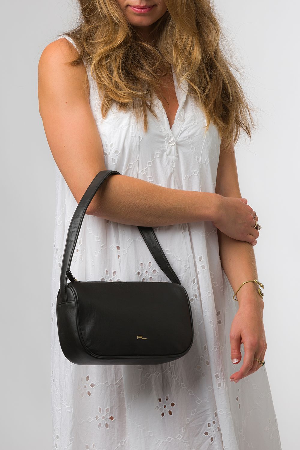'Alicia' Nappa Leather Grab Bag