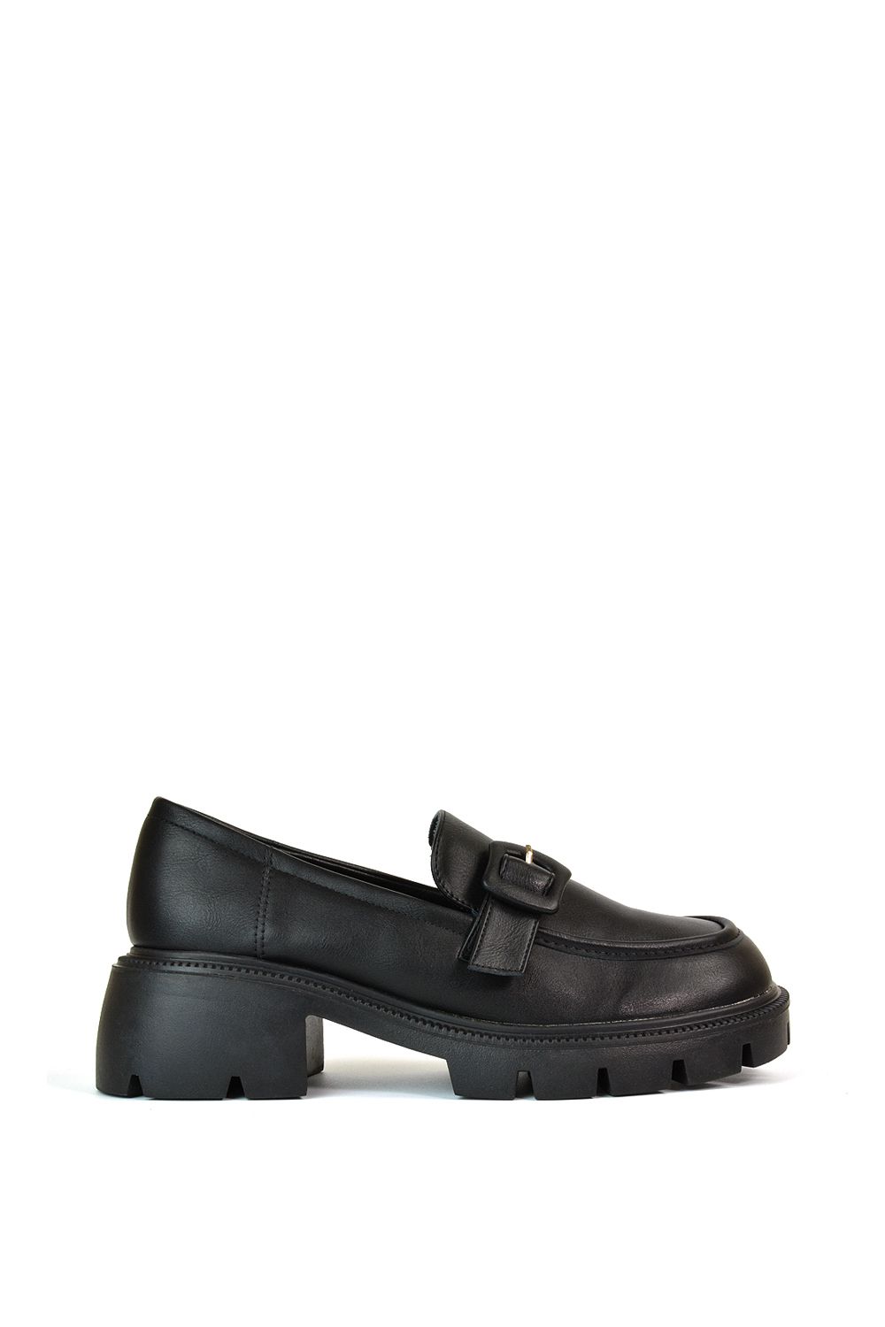 'Adelaide' Chunky Platform Block Heel Loafers