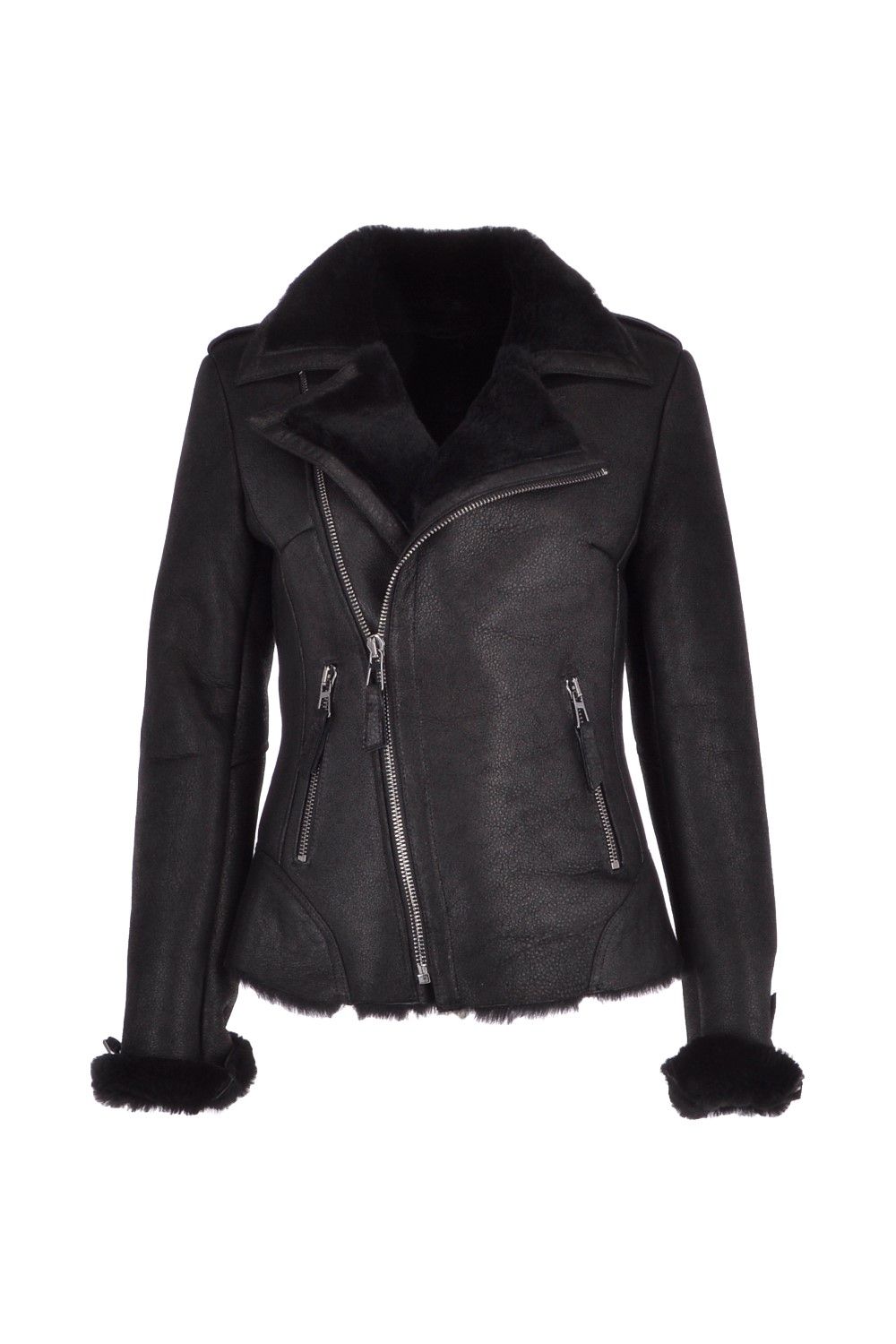 'Alayna' Womens Luxury Shearling Jacket