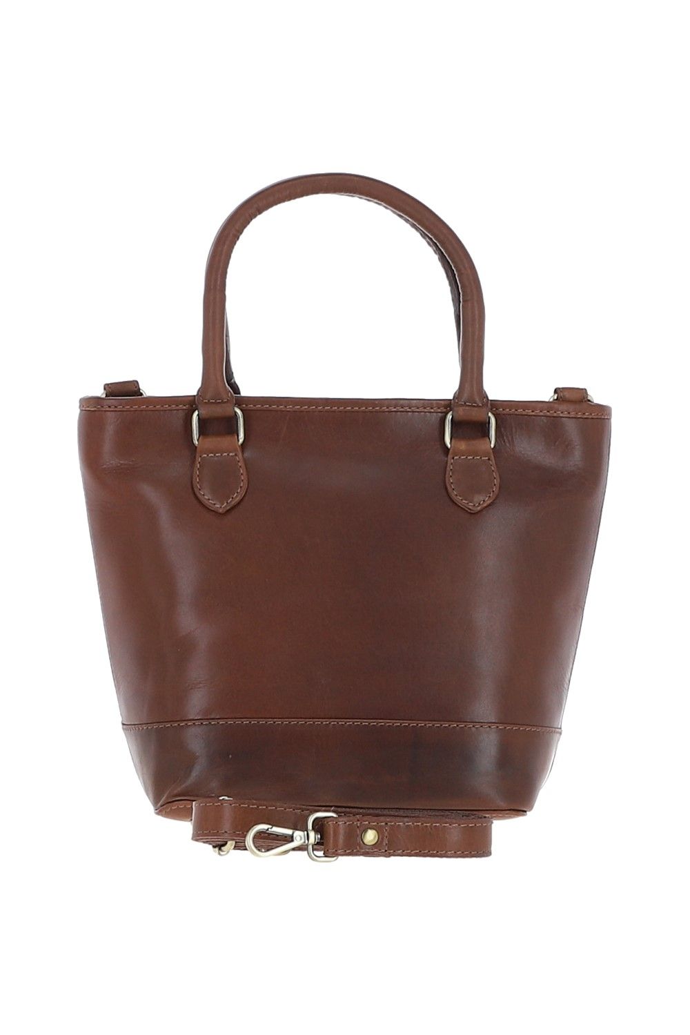 Small Real Leather Bucket Bag
