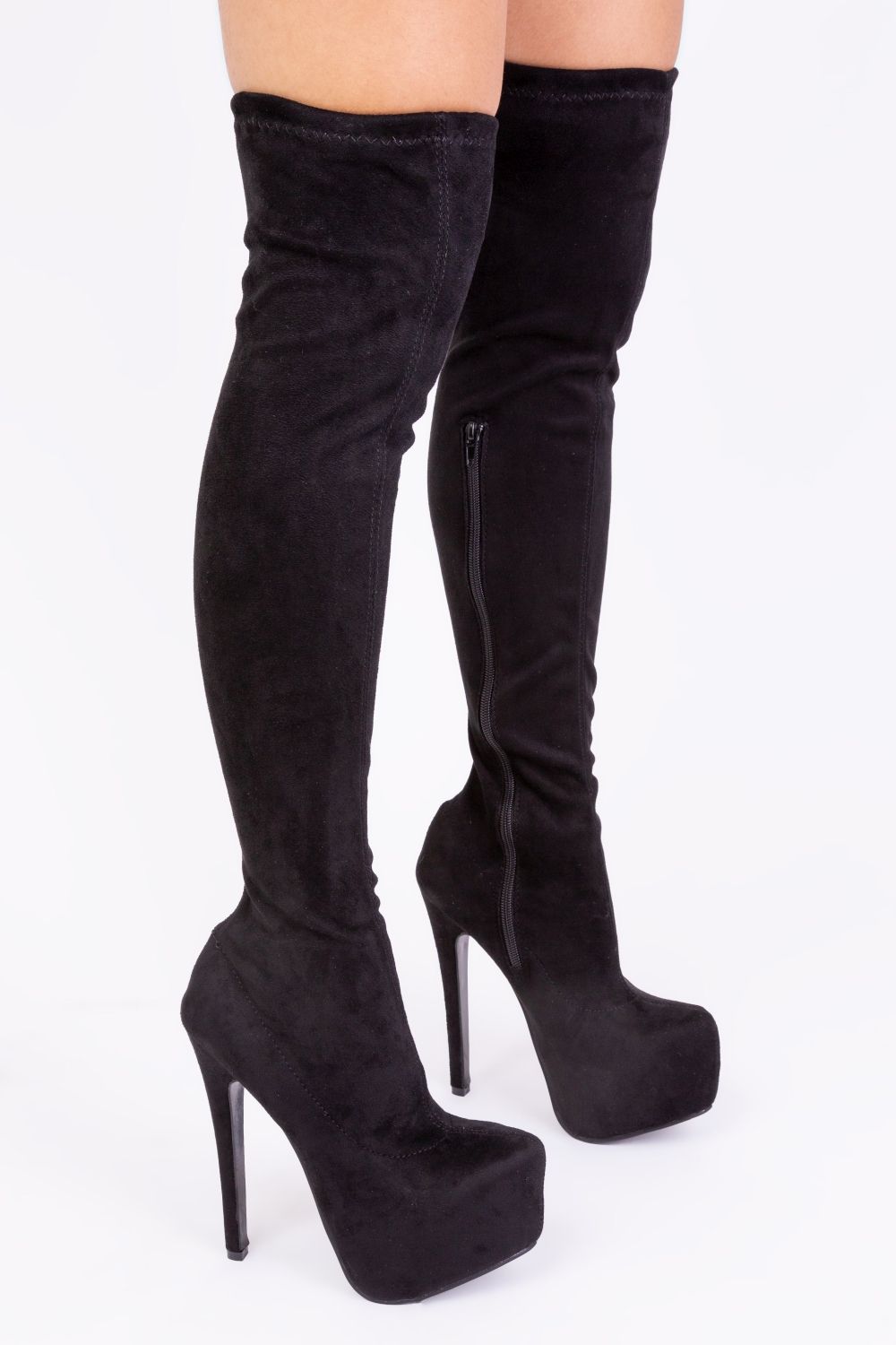 'Brinley' High Heel Over The Knee Boots