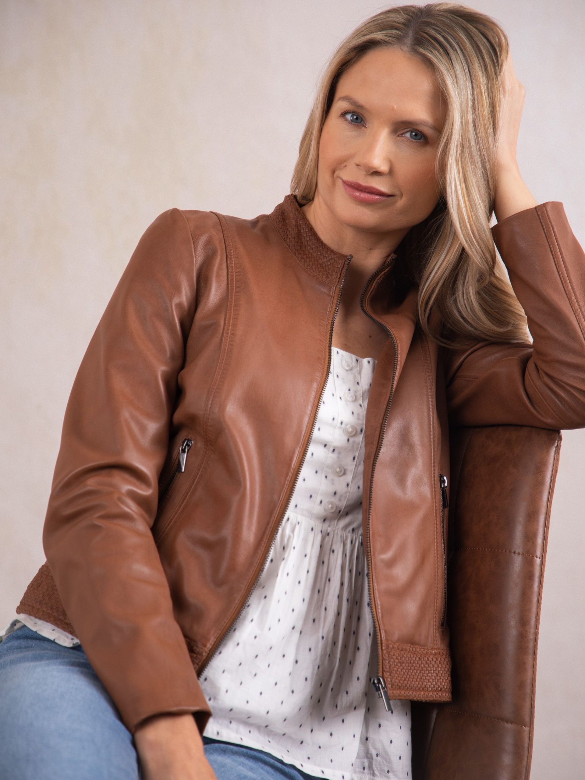 'Anthorn' Leather Jacket