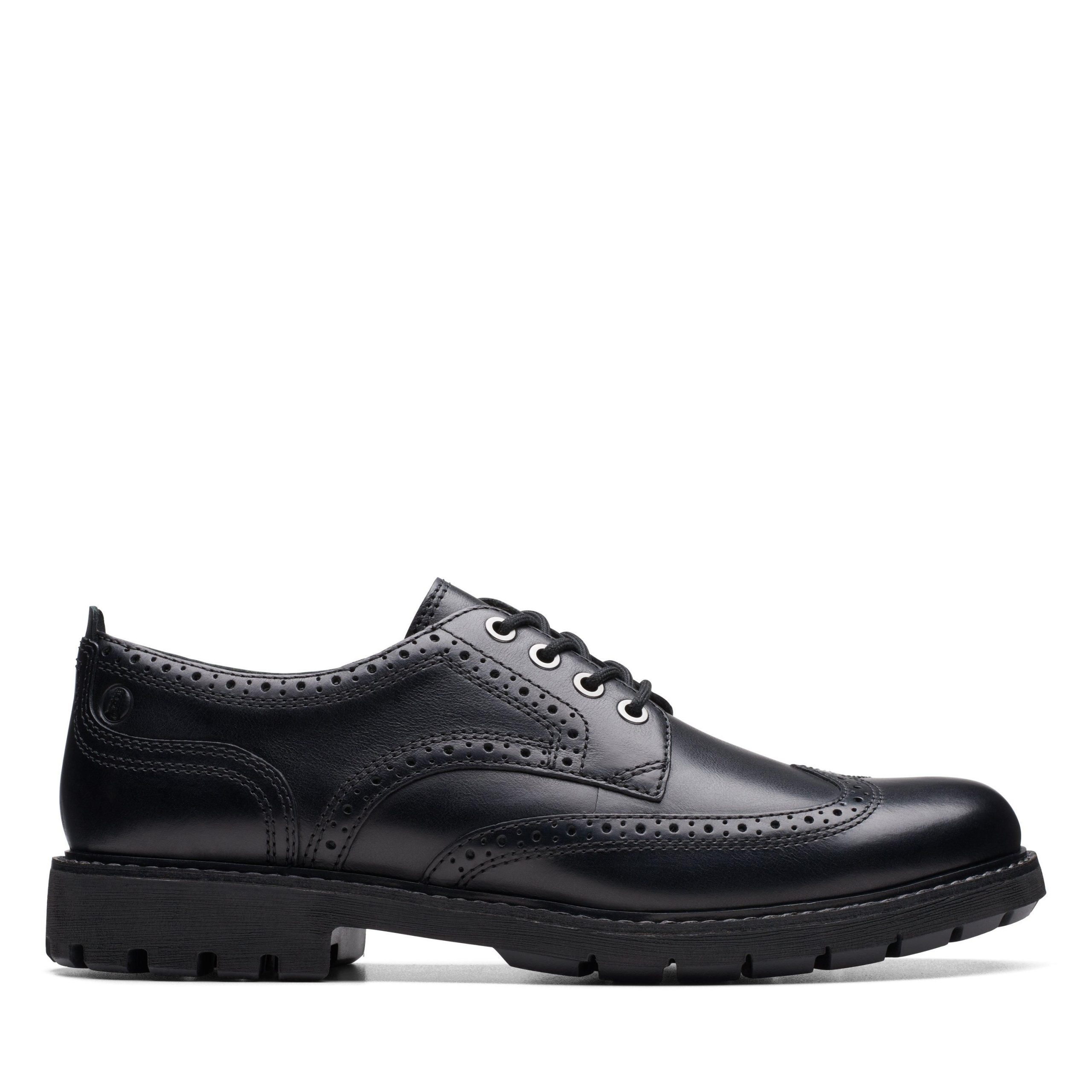 Batcombe Far Brogue Black Leather Brogues