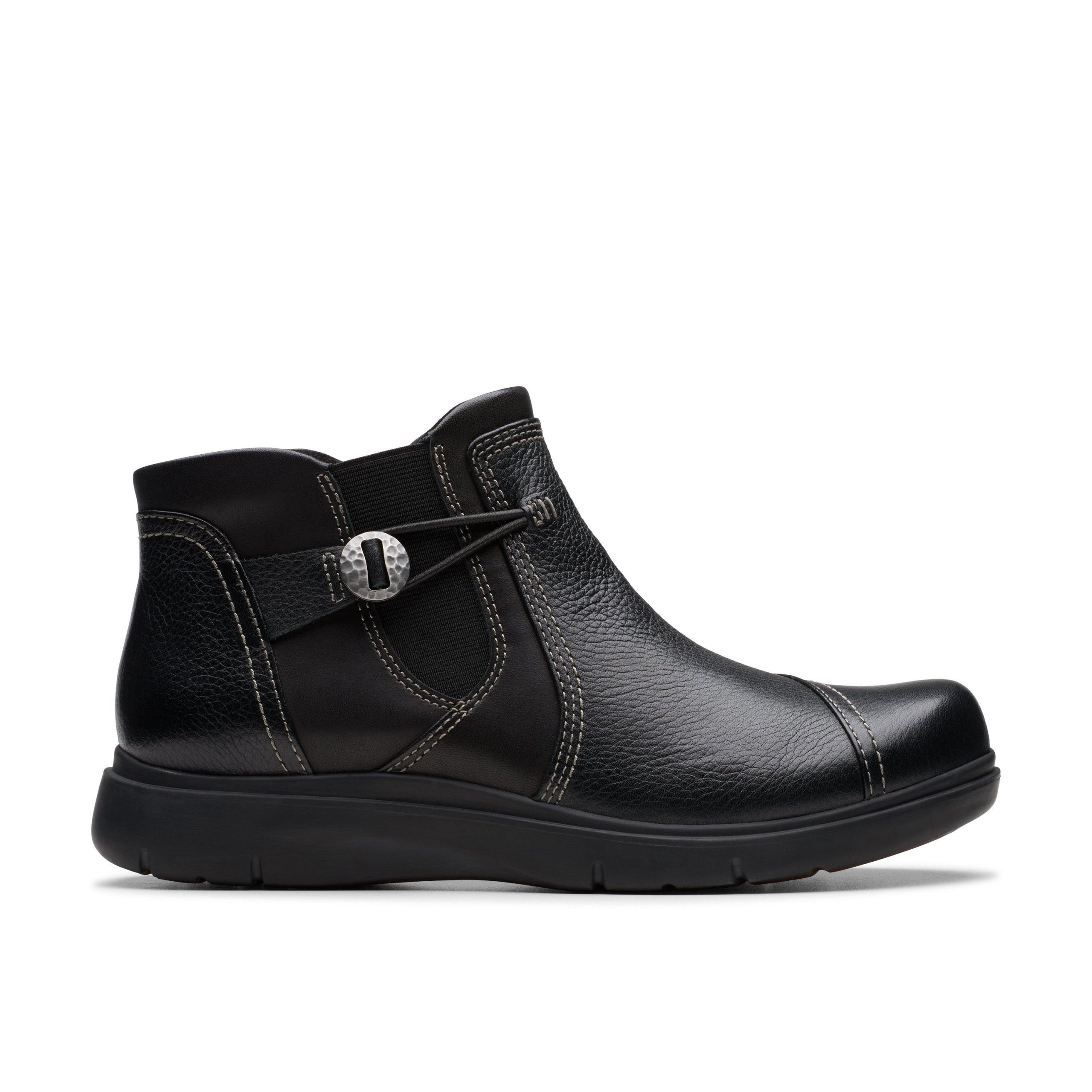 Certina Joy Black Leather Ankle Boots