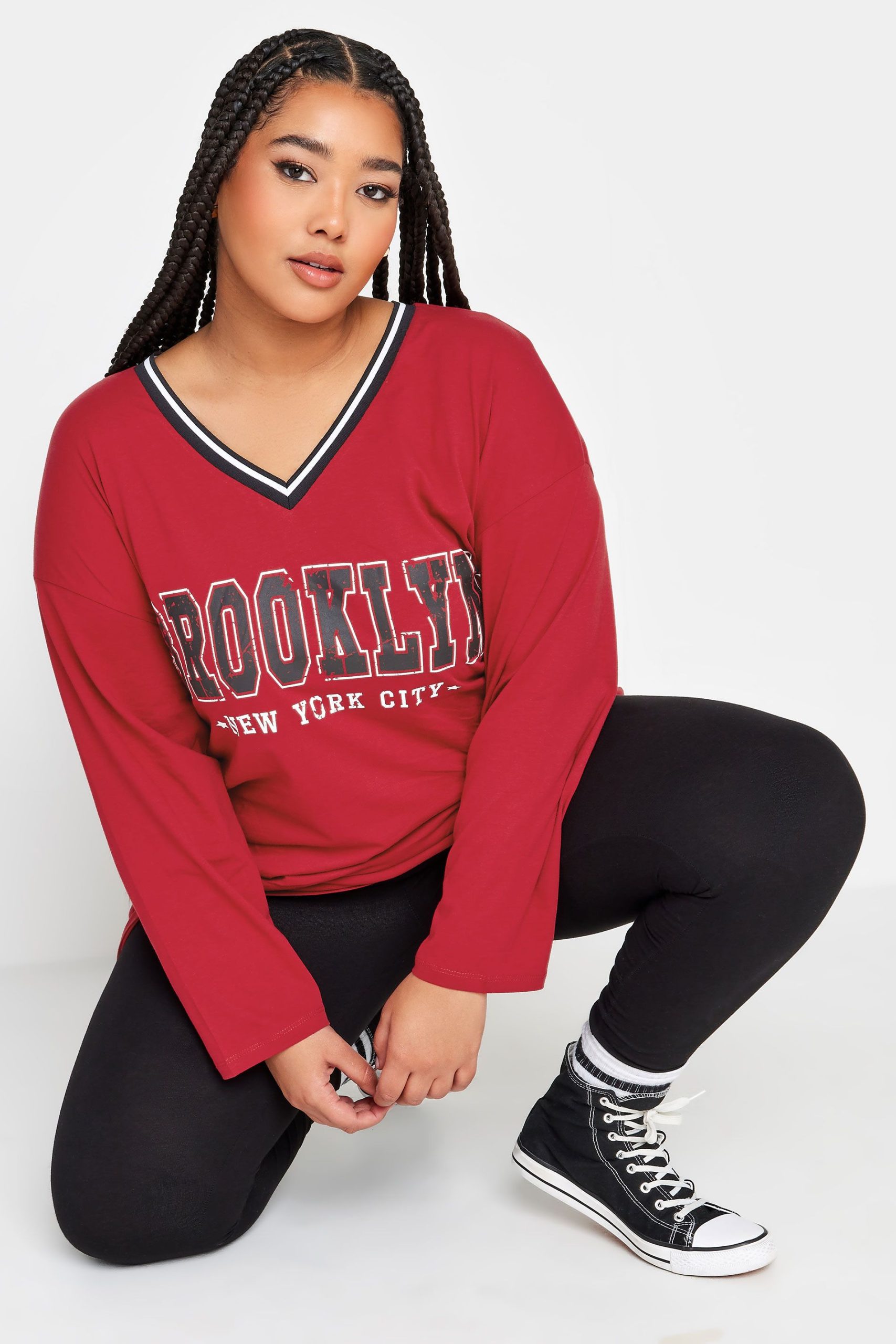 'Brooklyn' Varsity Oversized T-Shirt