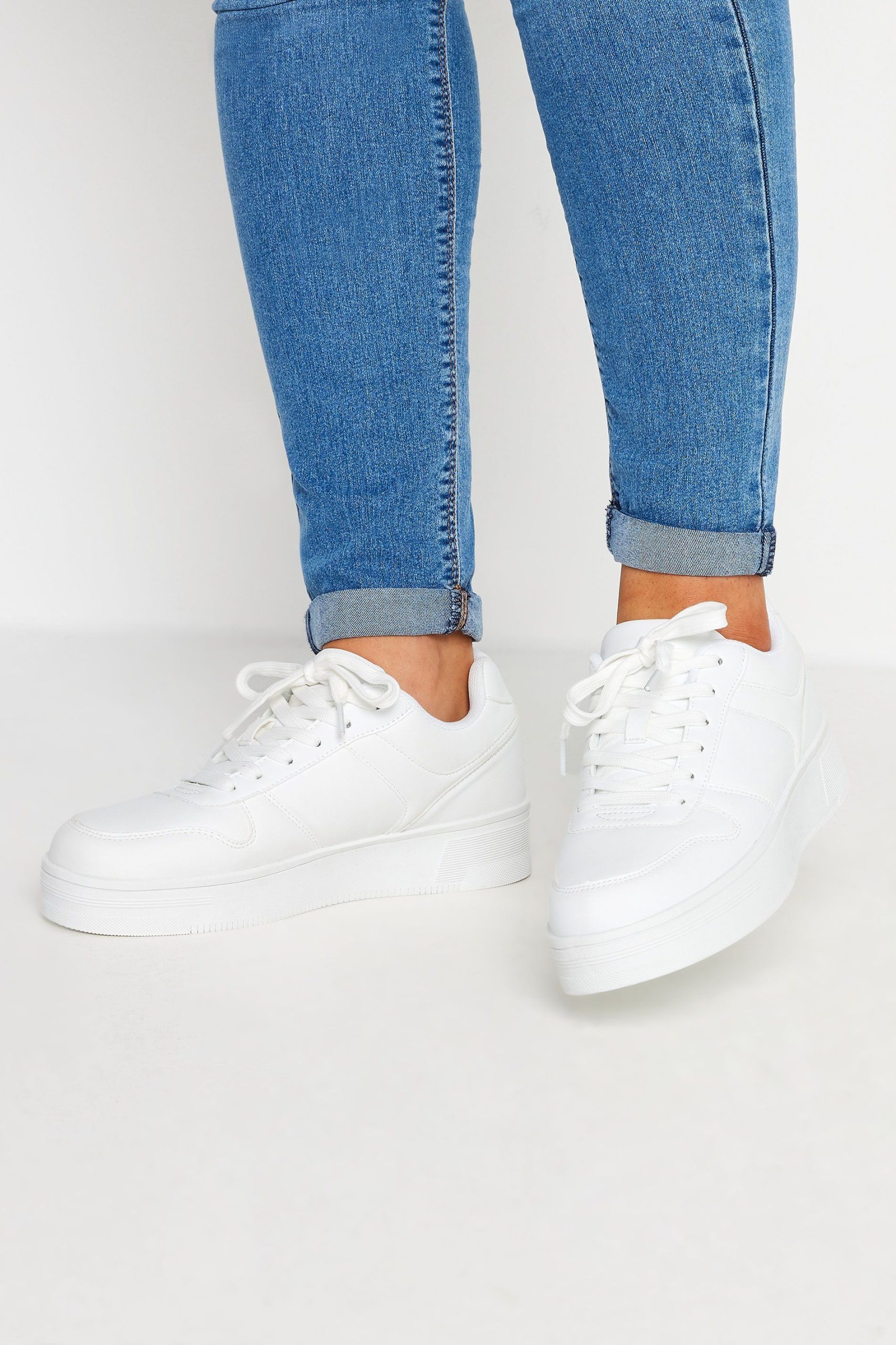 Wide Fit Chunky Lace Up Trainers