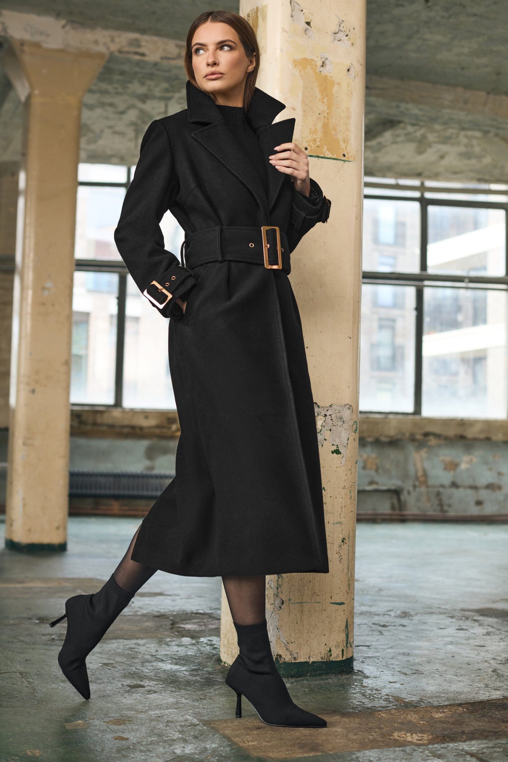 Buckle Wrap Coat