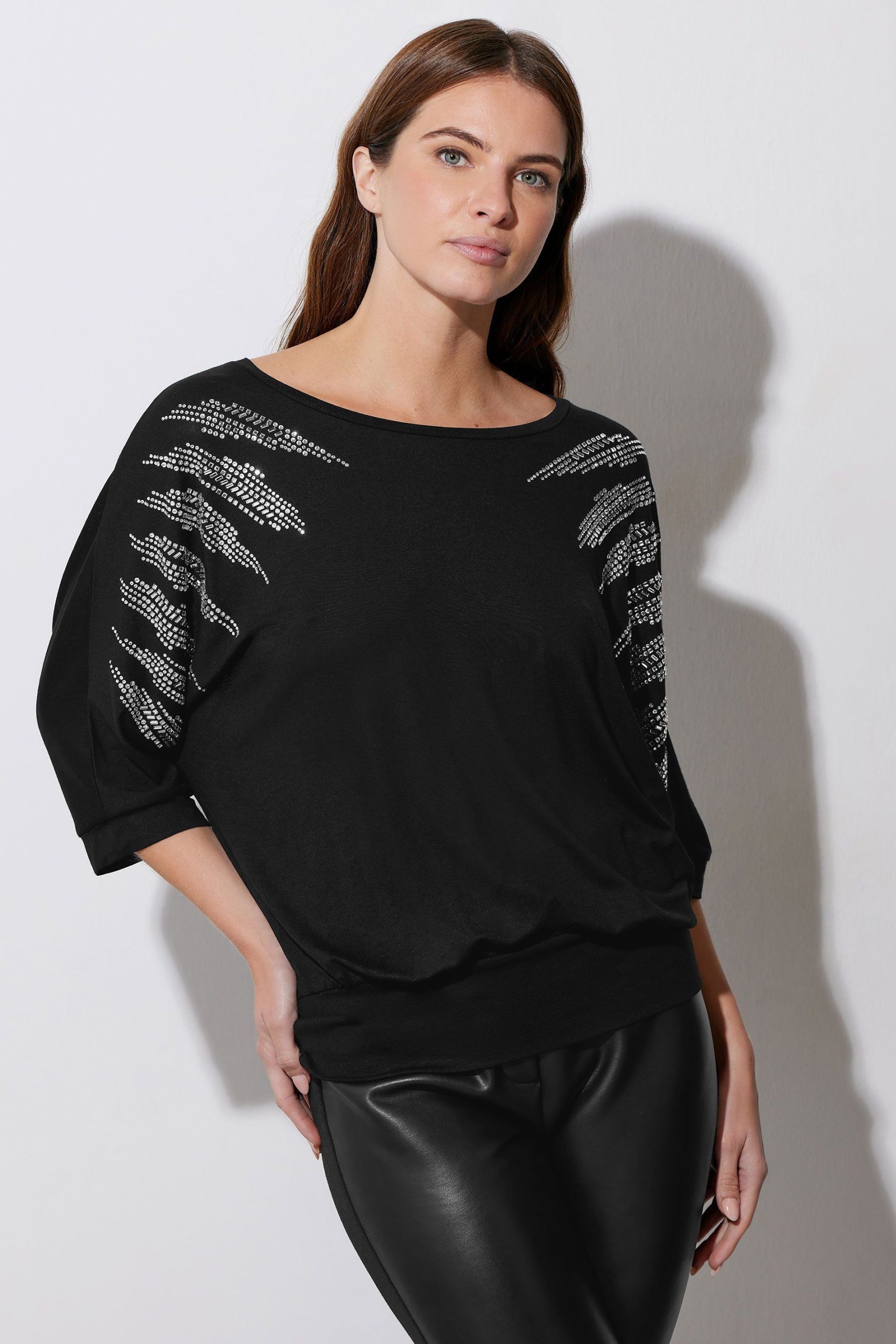 Diamante Sleeve Top
