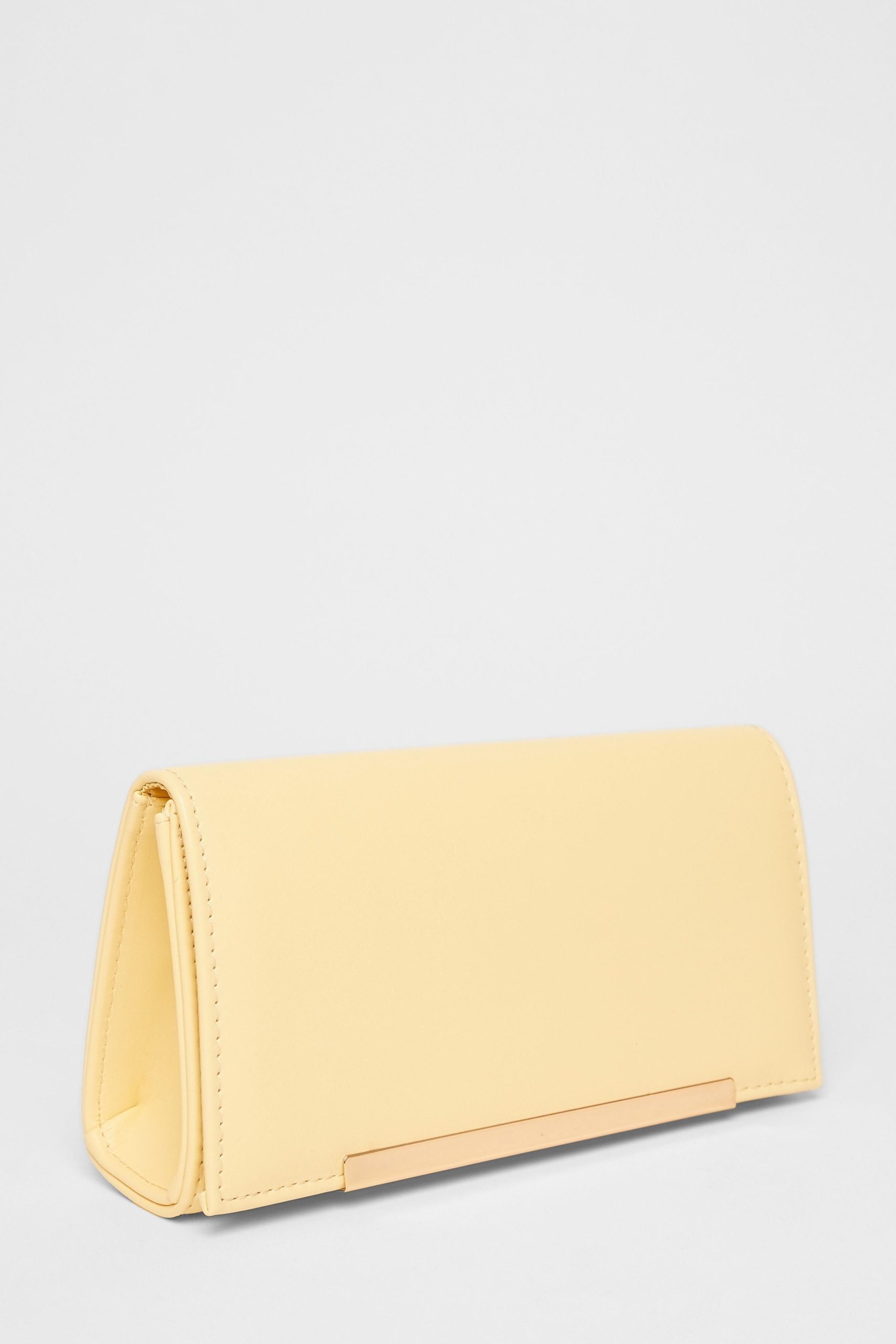 Yellow Long Clutch Bag