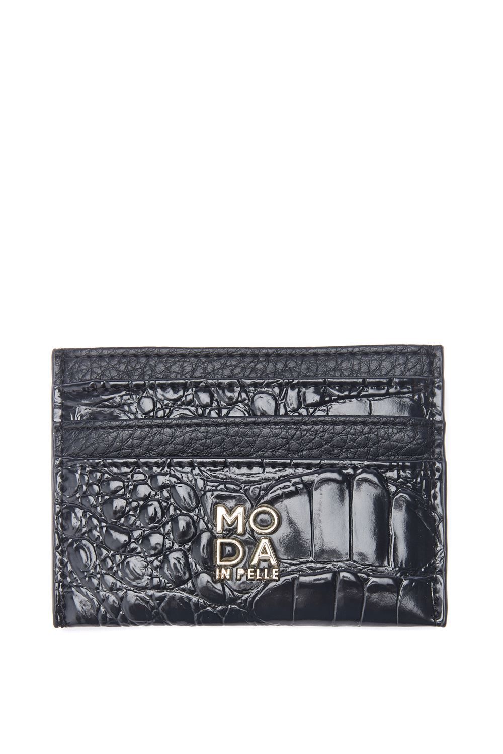 'Ali Cardwallet' Croc Print Porvair Purse
