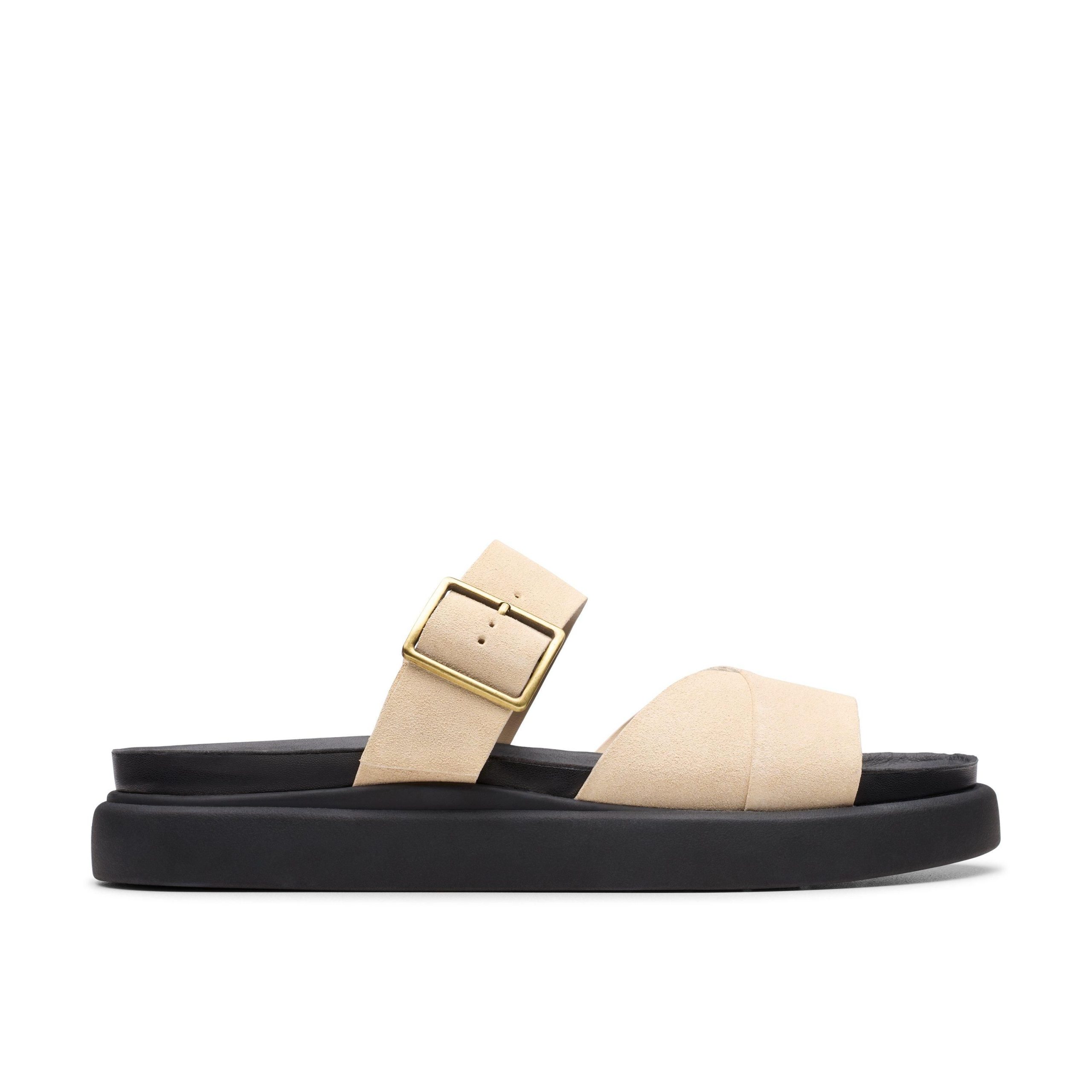 Aristella Mule Ecru Suede Mules