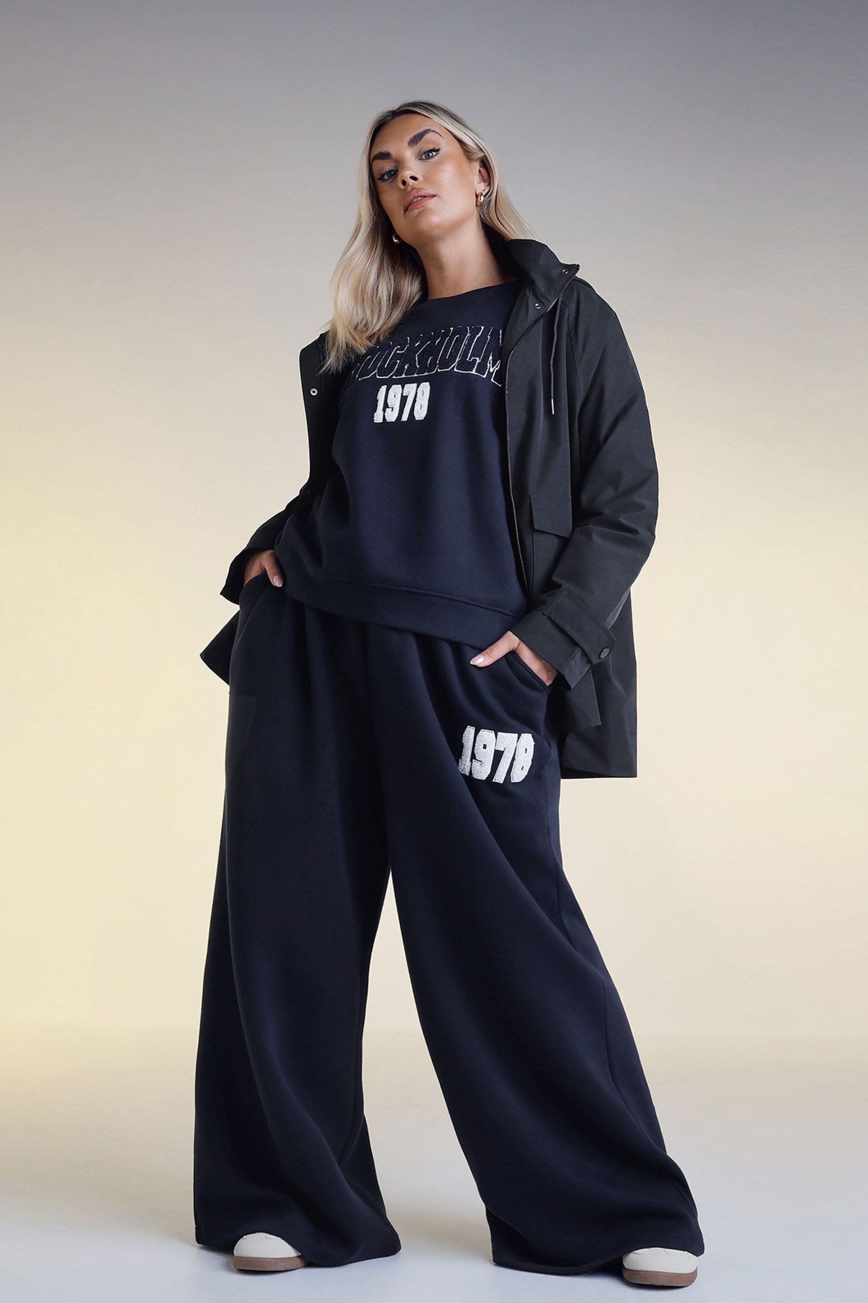 '1978' Wide Leg Joggers