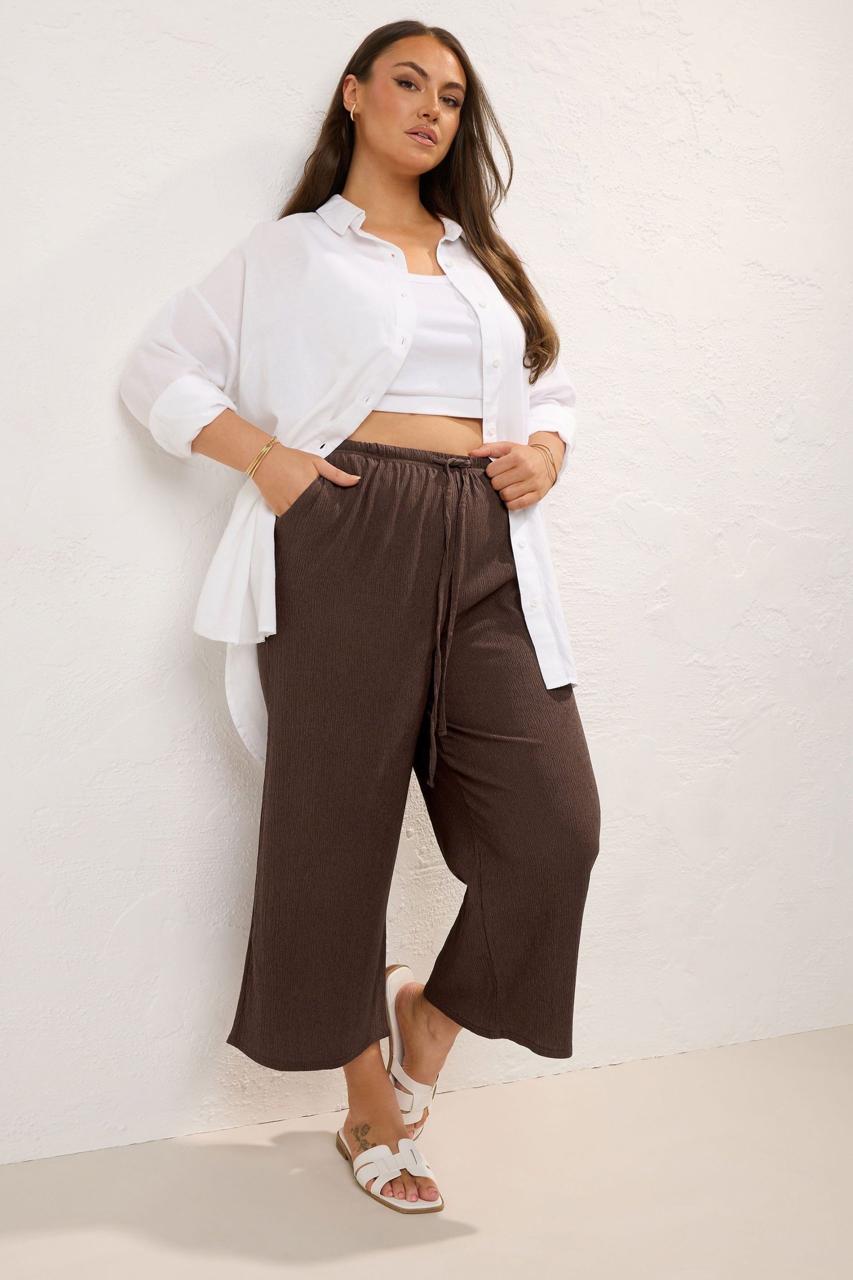 Tie Waist Culottes
