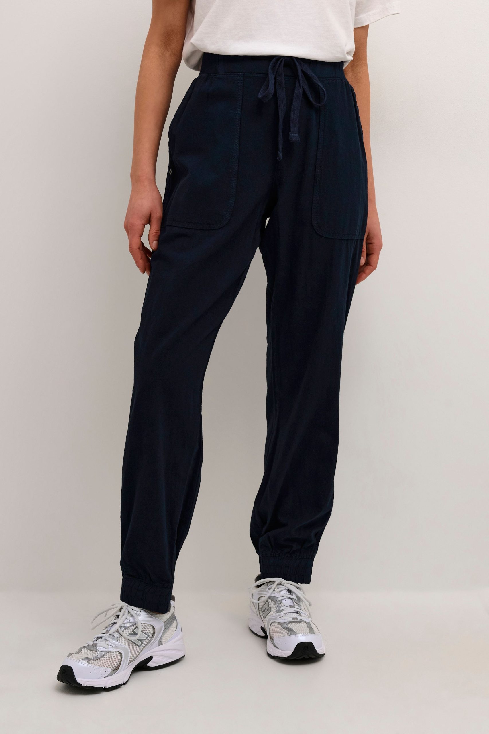 Naya Cotton Sweat Joggers Plain