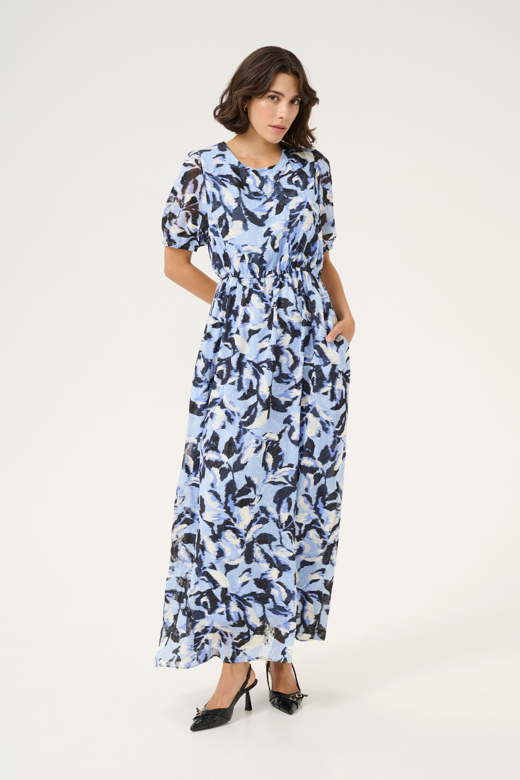 KAelina Floral Print Maxi Dress