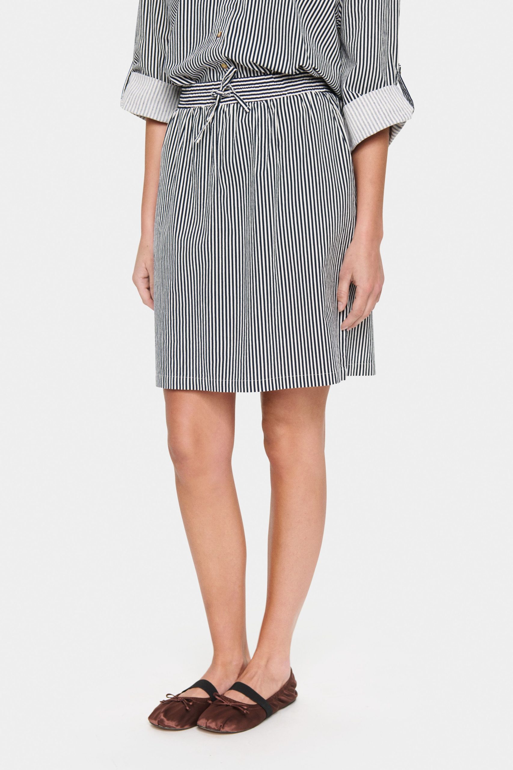 ZalindaSZ High Waisted Stripe Skirt Striped