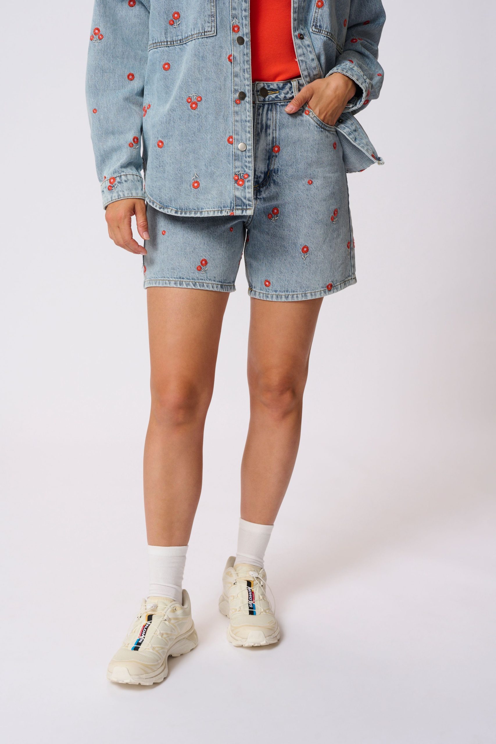 KAbabeth High Waisted Denim Shorts