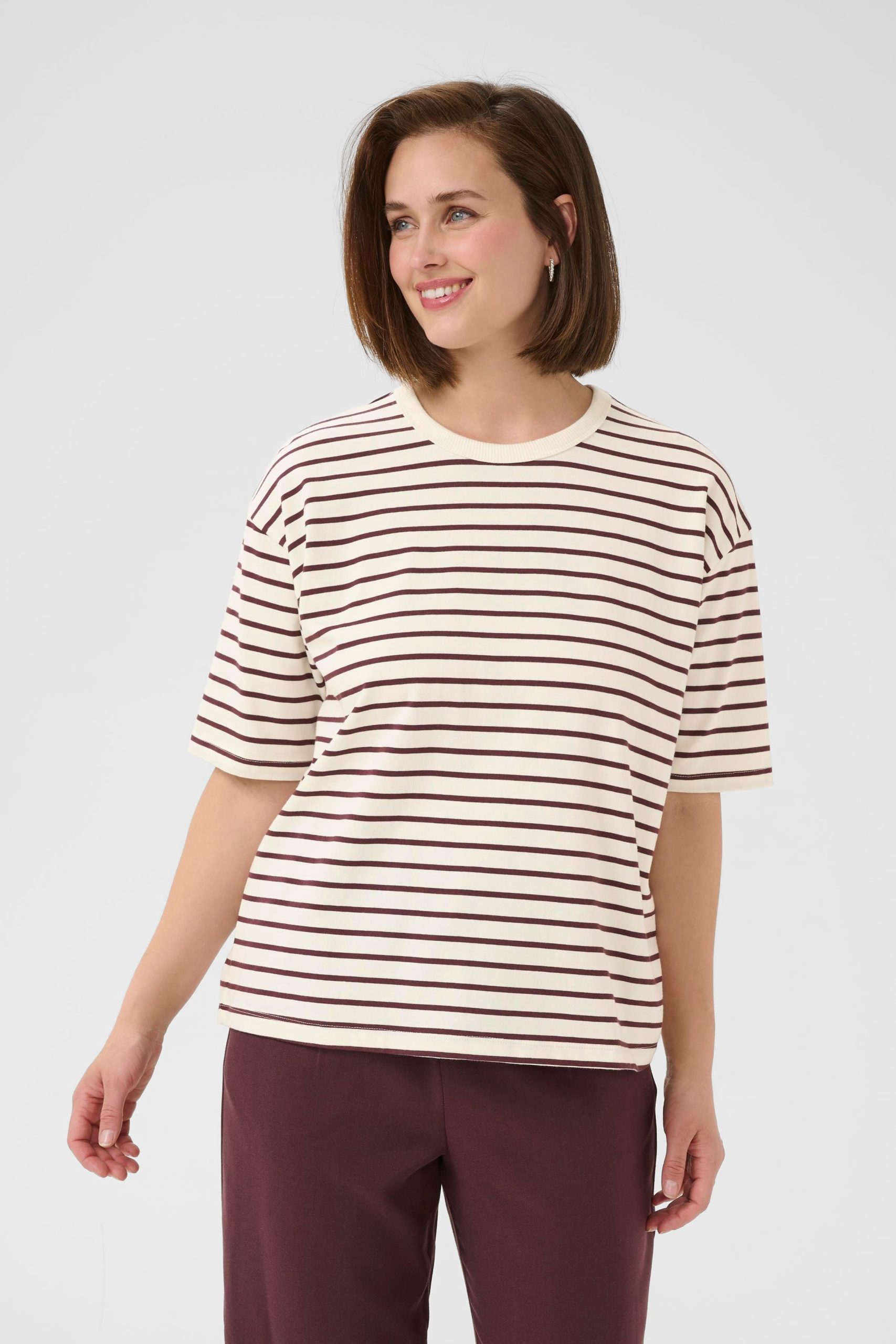 KAwinny Short Sleeve Striped T-Shirt