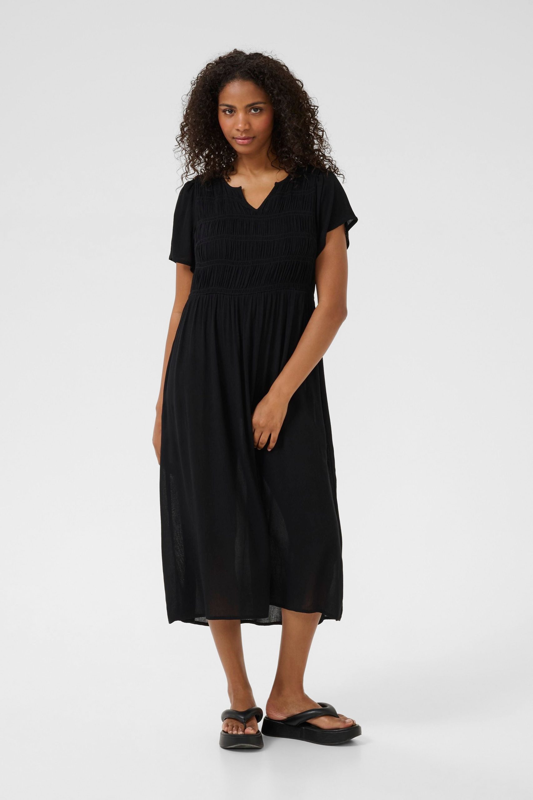 Short Sleeve Midi KAvalery Amber Dress