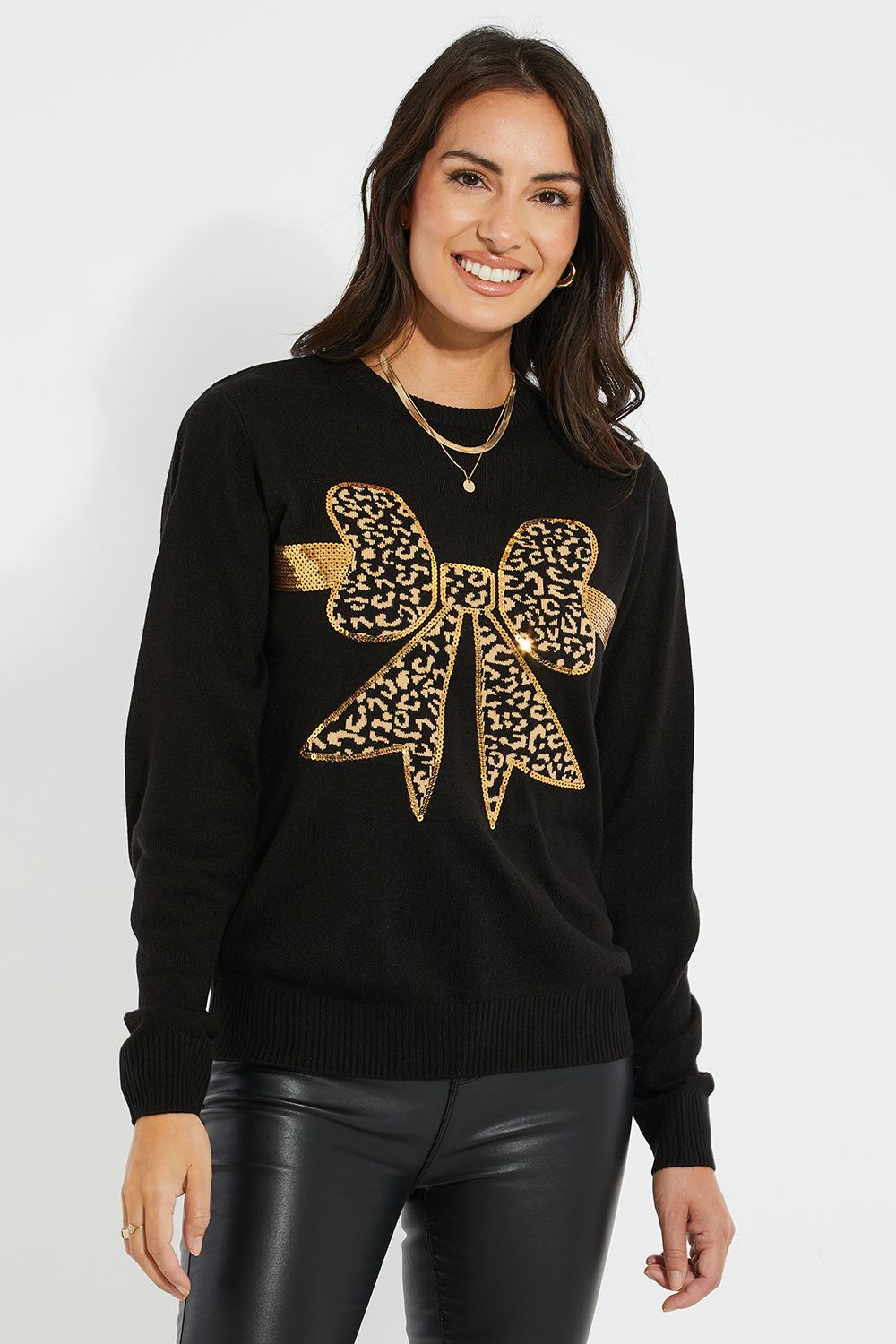 'Bow' Christmas Jumper