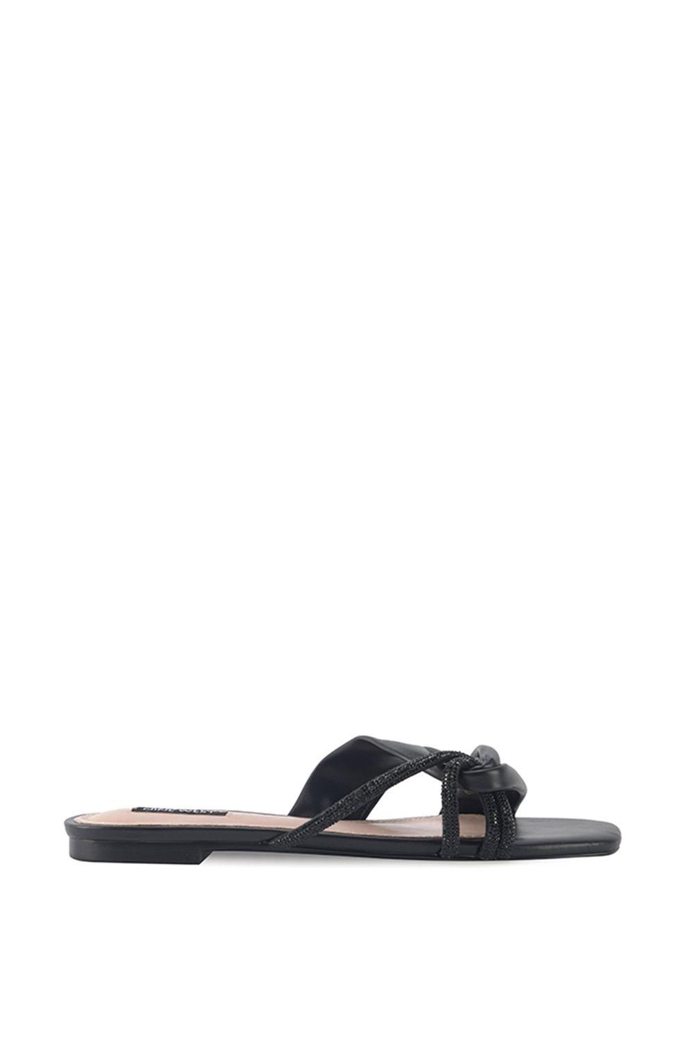'Aster' Flat Strappy Slide Sandal